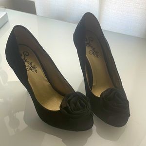 Rosette Evening Heels